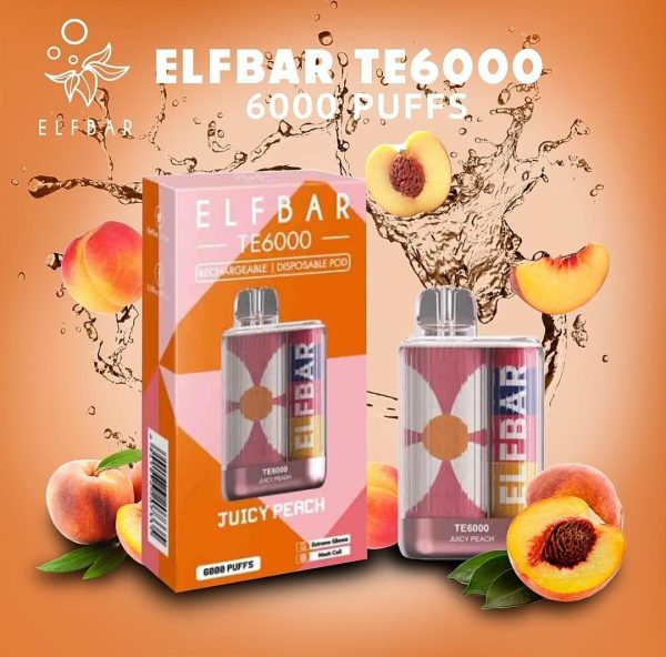 ELFBAR 6000 PUFFSJUICYPEACH