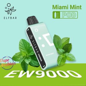 elfbar 9000 replacment pod miami mint